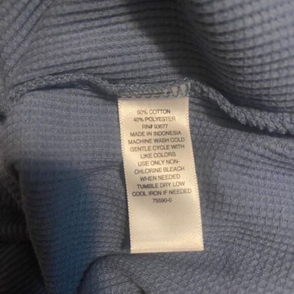 a.n.a. Blue Thermal  Hi-Lo top, size 1X - Picture 6 of 6